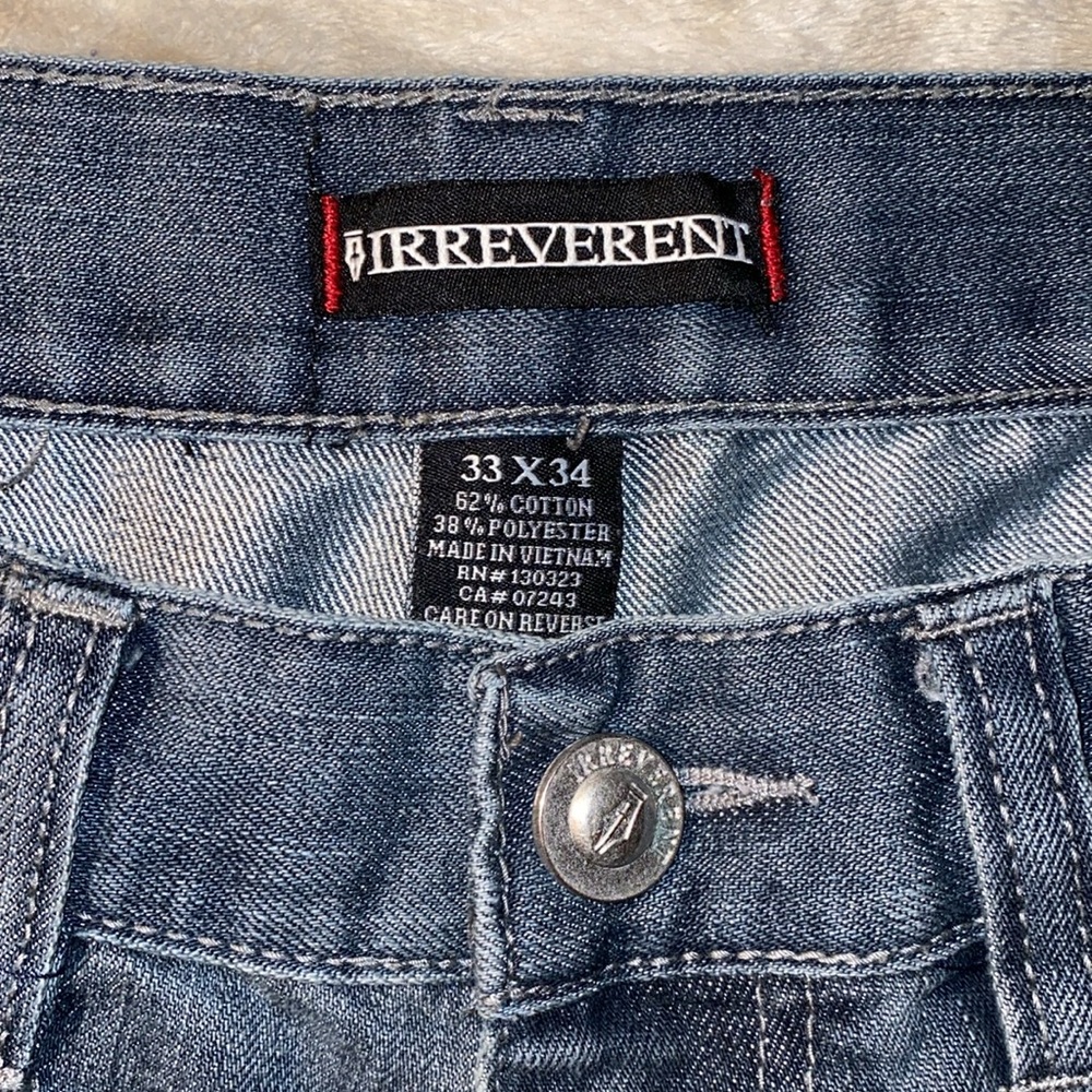 IRREVERENT JEANS 33 X 34